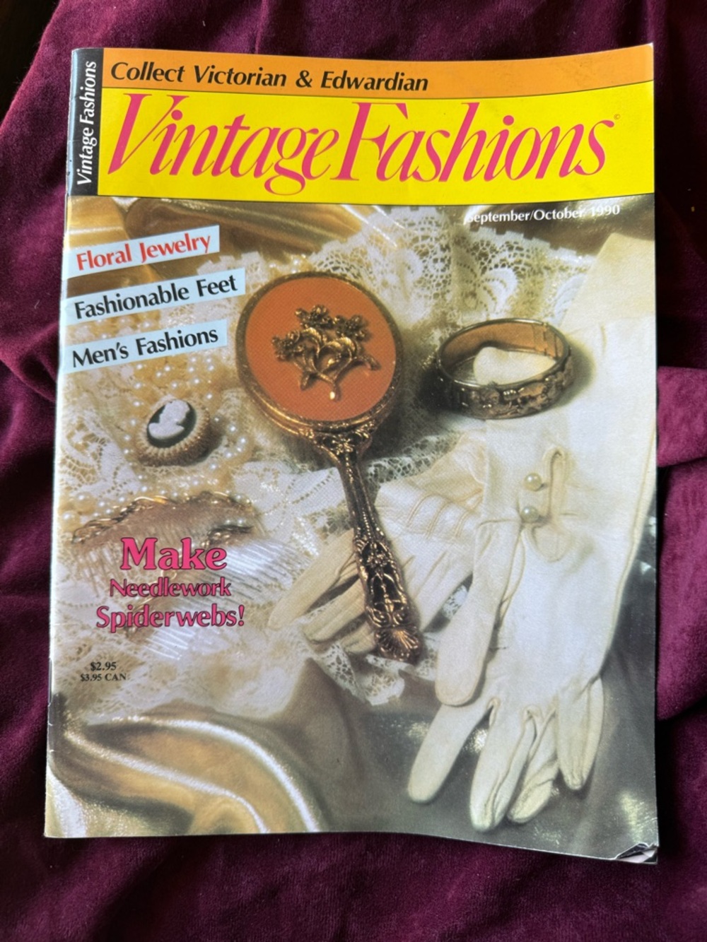 Collect Edwardian and Victorian Fashions Magazine Sept. October 1990 Edition